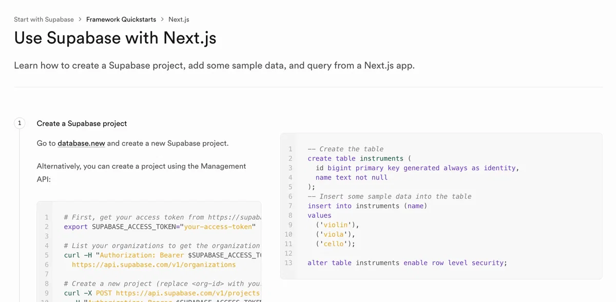 React Next.js + Supabase 프로젝트 실습
