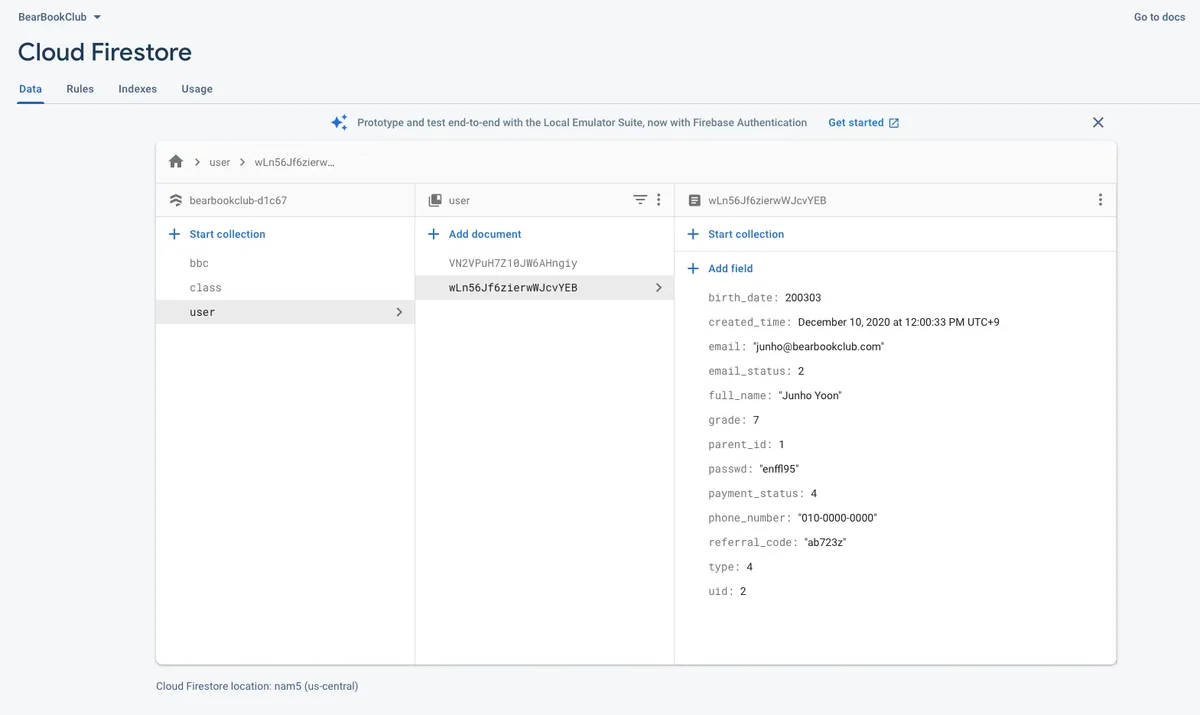 Angular 11 + firebase(firestore) 프로젝트 #02 - 데이터 CRUD(Read) -1