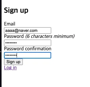 (해결 방법) rails devise sign_up 오류 devise sign up error
